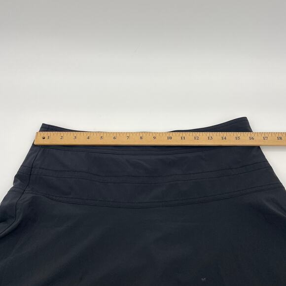 ATHLETA Everyday Skort Size 8 Black Mini Skirt Swing #983365 Athleisure Tennis - Picture 7 of 9